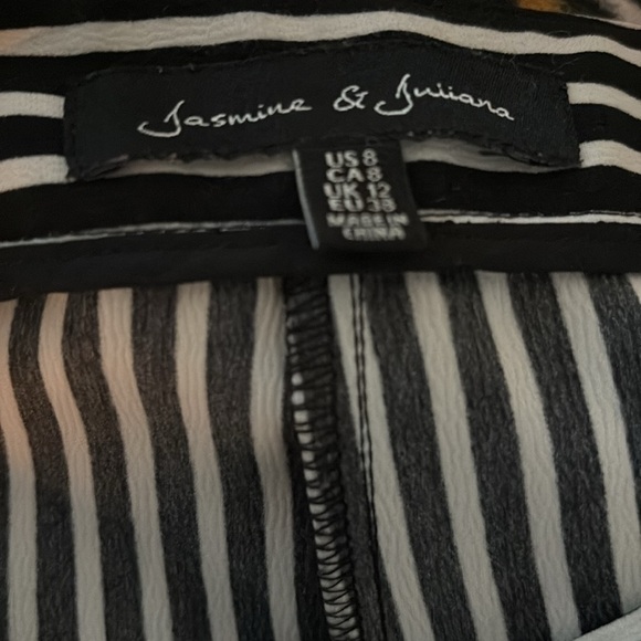 JASMINE AND JULIANA striped culottes.  Size 8 - Picture 6 of 7